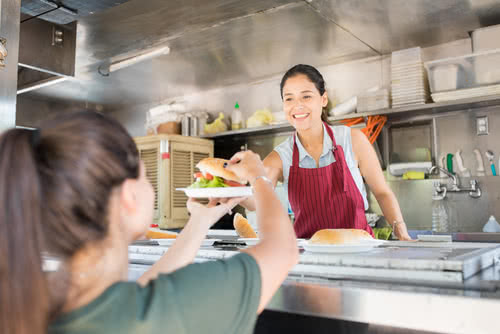 A food truck owner used a microloan for small businesses