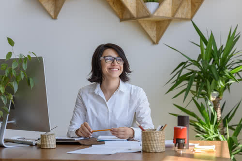 Office plants are one way to make your business more sustainable 