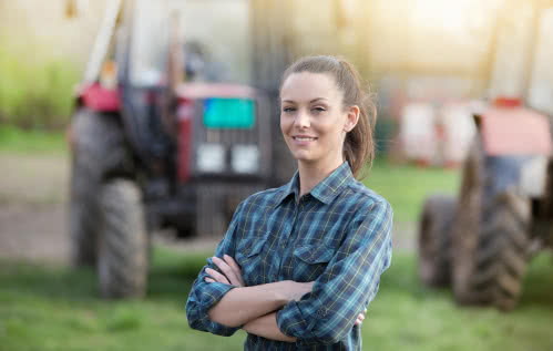 A female farmer maintains profitable farmin