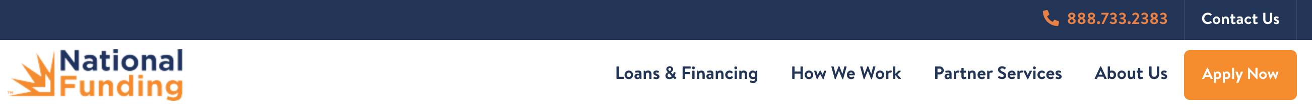 Homepage Header Screenshot